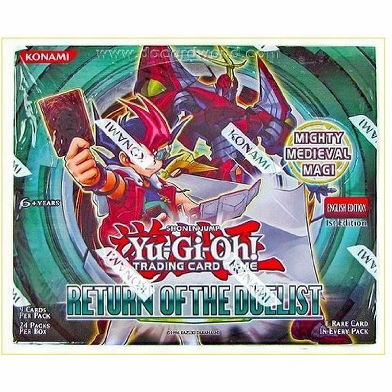 遊戯王 英語版 Return Of The Duelist 1st 24パック入 Box 通販 Lineポイント最大get Lineショッピング
