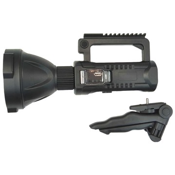 超強光手電筒 小號 USB接口充電 10W功率 ABS材質  1個