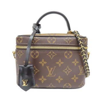 LOUIS VUITTON LV 路易威登 棕色 原花帆布 Vanity 兩用包 無鎖頭 M45165 【二手名牌BRAND OFF】