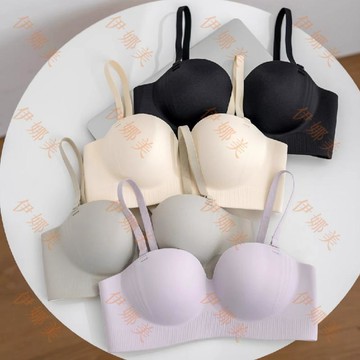 【臺灣出貨👙】新款小胸聚攏手掌杯軟支撐內衣直播舒適透氣美背無痕內衣【伊娜美】