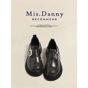 舒適軟底~英倫風小皮鞋女2025新款秋季瑪麗珍單鞋爆款厚底樂福鞋