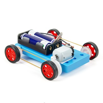 「雙成教具」科學實驗diy四驅車小賽車科技小製作兒童手工物理教具材料STEM