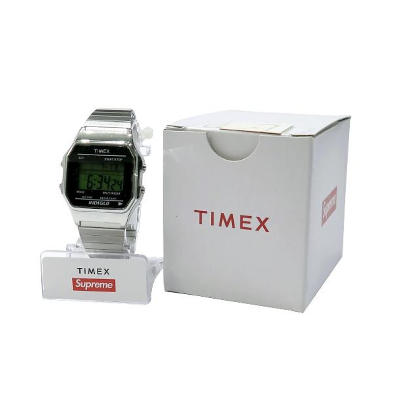 SUPREME シュプリーム 19AW TIMEX DIGITAL WATCH タイメックス デジタル ウォッチ | LINEショッピング