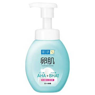 Hadalabo 肌研 卵肌去角質泡洗顏 按壓瓶  溫和洗淨  AHA+BHA配合  160ml  1瓶