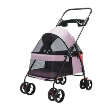 高精 寵物推車  1個  粉色