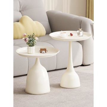 輕奢沙發邊幾客廳家用小茶幾邊桌高級復古角幾床頭置物陽臺小圓桌