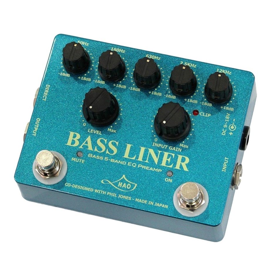 HAO BL-1 BASS LINER BASS 5-BAND EQ PREAMP ベースプリアンプ | LINE