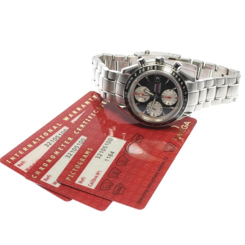 ☆美品☆保証書付【OMEGA】オメガ スピードマスター デイト