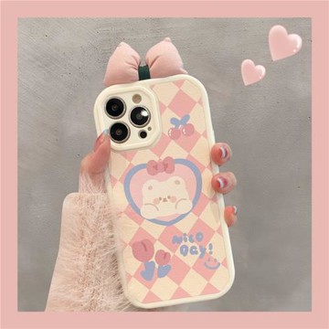 愛心小熊適用三星s24/23手機殼s23ultra新款s21+全包防摔s21fe軟硅膠S20FE卡通可愛s22ultra日韓感s20+保護套