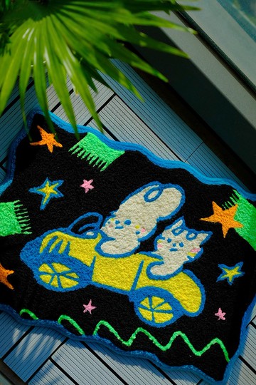 【新居禮物】Shuku & Somi Escape Blue Planet 地氈 |生日情人節