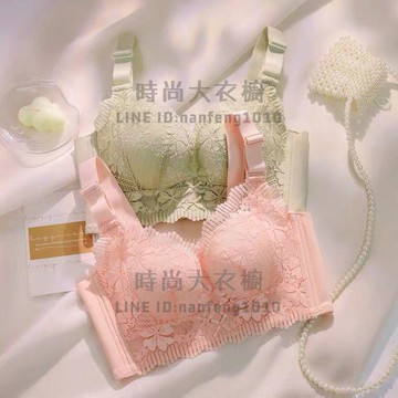 無鋼圈內衣五排扣透氣夏季調整型收副乳防下垂小胸中厚聚攏集中內衣【時尚大衣櫥】