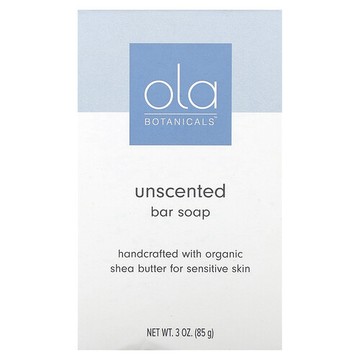 Dr. Mercola, Ola Botanicals，塊皂，無香型，3 盎司（85 克）