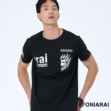 【買1送1】液態棉涼感LOGO TEE(黑) - BLUE WAY 鬼洗い