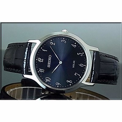 SEIKO セイコー ソーラー時計 ペアウォッチ 腕時計 ブラック