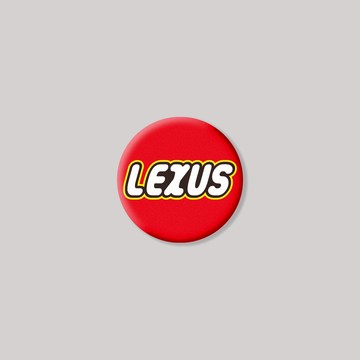 LEXUS/TOY/圓形/鋁牌飾貼 SunBrother孫氏兄弟 金屬質感 防水 鋁牌 車貼