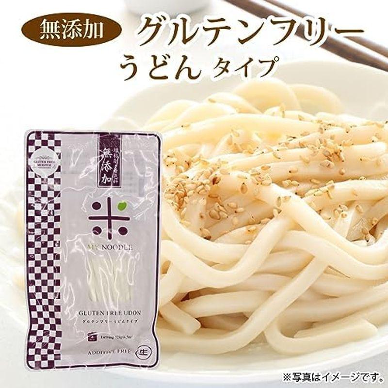 小林生麺 MY NOODL 無添加 グルテンフリー うどんタイプ １食 128g×12袋セット