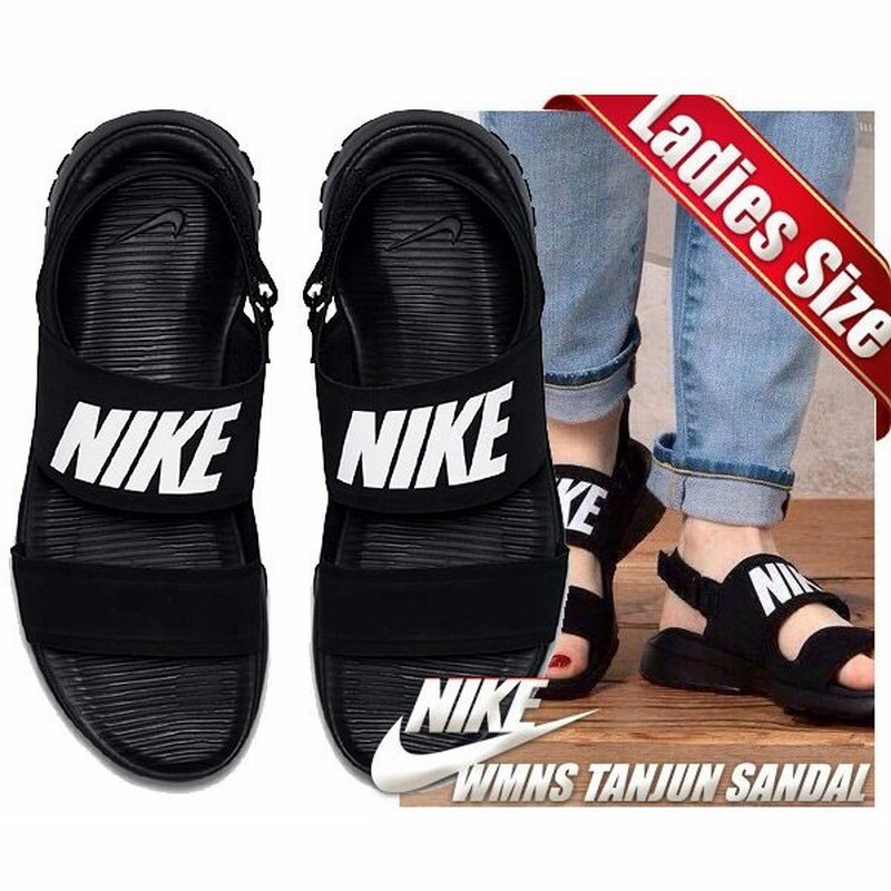 ナイキ タンジュンサンダル ウィメンズ Nike Wmns Tanjun Sandal Black White Black サンダル スポーツサンダル レディース サンダル 通販 Lineポイント最大0 5 Get Lineショッピング