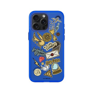iPhone 15 Pro Max Clear 激光藍 - 哈利波特 Harry Potter - Sticker - 霍格華茲校園生活