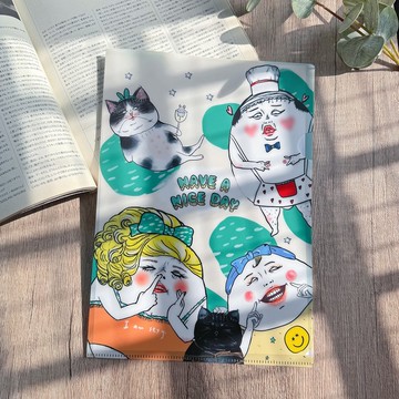 /加厚新款/  日日是好日 A4 L型資料夾