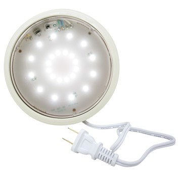 雙手萬能 吸頂壁掛兩用緊急照明燈 LED 1.68W x24顆 台灣製  白色  14.9 x 14.9 x 3.3cm  1個