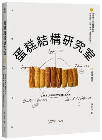 蛋糕結構研究室（暢銷改版）：徹底解析五大關鍵材料，掌握柔軟×紮實×濕潤×蓬鬆終極配方比【城邦讀書花園】