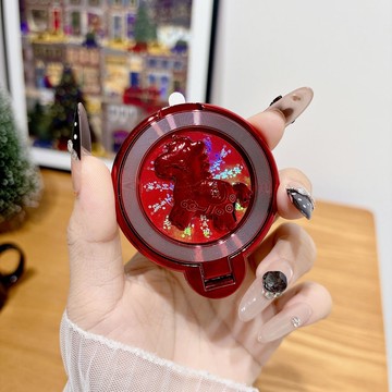 臺灣出貨🔥全網最低價🚀2026新年款馬上有錢旋轉陀螺支架黏貼式橫豎支撐手機殼背膠貼支架