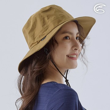 ADISI 輕量Xpore-3L防水高透氣中盤帽 AH24018 油棕卡其 (M-XL)｜微多孔膜 超撥水 防風 防水 防潑水 防水帽