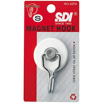 【文具通】SDI 順德 4294 超級 強力 磁鐵 掛勾 360度旋轉 直徑37mm 承重1kg I1110064【APP滿額下單4%點數(單一帳號最高1000點)】7/31止