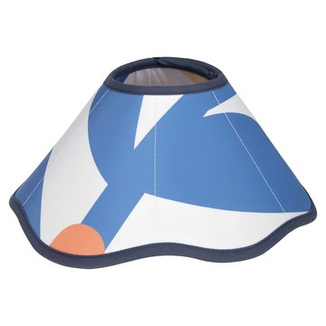 Hidream 寵生幾何 寵物錐形柔軟伊莉莎白頸圈 - 頸圍30-42cm  L  釉藍色  1個