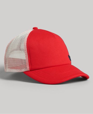 Superdry Women's Women's Vintage Trucker Cap Red / Soda Pop Red - Size: 1SIZE