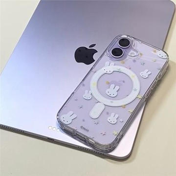 彩色星星米菲兔子適用iPhone17promax手機殼17pro蘋果16pro/15防摔14plus透明13全包12不會撞殼11女款17新款