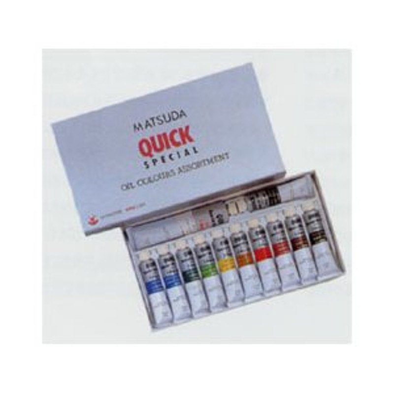 マツダ クイック油絵具 速乾性 12色セット 通販 LINEポイント最大0.5%GET LINEショッピング