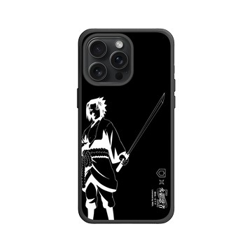 iPhone 15 Pro Max SolidX 黑 - 火影忍者 Naruto - 黑白線稿-宇智波佐助