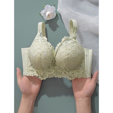 內衣女小胸聚攏收副乳防下垂加厚塑型顯大文胸不空杯無鋼圈胸罩女