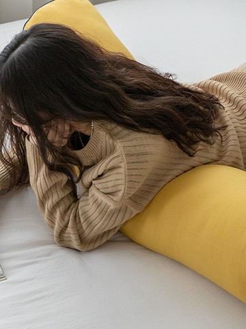 Soft Cylindrical Body Pillow [2 Colors]