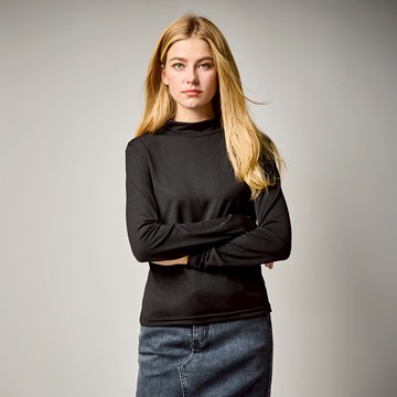 ■官網限定■  羊毛柔膚高領上衣