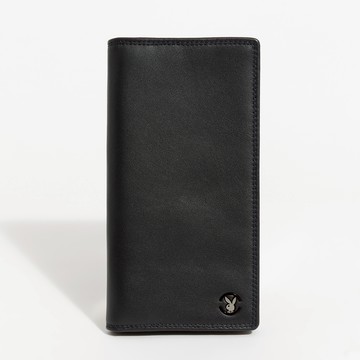 PLAYBOY - 翻蓋長夾  Prestigious系列 - 深藍色