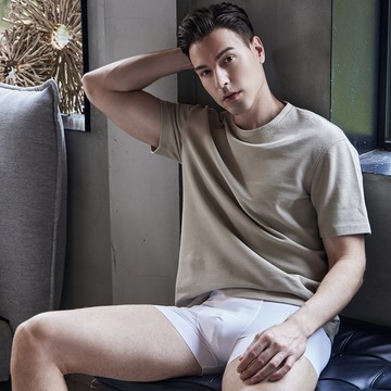 【DAYNEER】時尚貼身四角男內褲 M-XL(牙白)