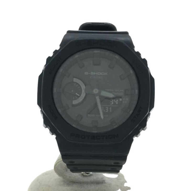 CASIO◇ソーラー腕時計_G-SHOCK/デジアナ/ラバー/BLK/BLK | LINEショッピング -  albano-agency-azores.com