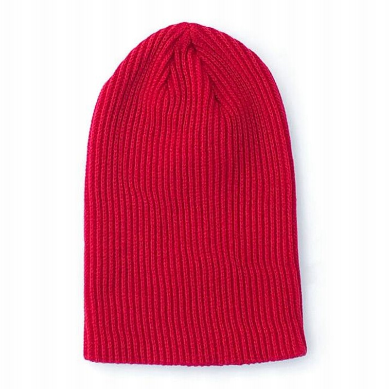 ADVANCE アドバンス ACRYL BEANIE アクリルビーニー RED ワッチ ...