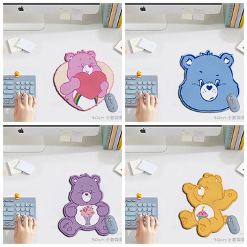 新品特惠 新品特惠 愛心熊 Care Bears 可愛小熊 彩虹熊滑鼠墊 筆電便攜式桌墊