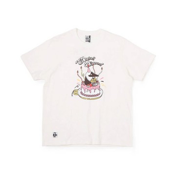 【CHUMS】40 Years Cake T短袖上衣 白色-CH012390W001