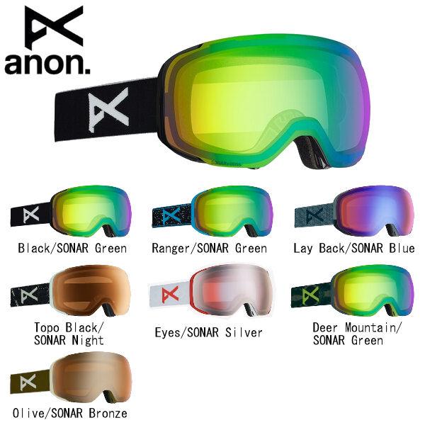 アノン ANON ASIAN FIT ANON M2 GOGGLE + SPARE LENS メンズ スノーゴーグル スキー スノーボード ゴーグルバッグ付属  | LINEブランドカタログ