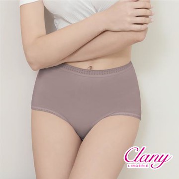 【可蘭霓Clany】台灣製大尺碼舒適棉質高腰包覆內褲 2XL/Q-EQ/3XL 超彈力 透氣   2221-15 可可咖