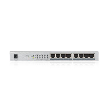 Zyxel GS1008HP 8埠Gigabit PoE無網管型交換器 金屬殼 1000BASE-T PoE 昌運監視器