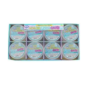 韓國MYTOYS - Q彈透態史萊姆8入組-200*8入(透明*8)