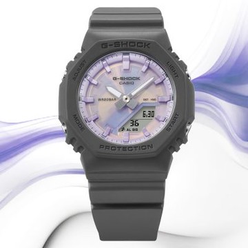 CASIO 卡西歐 G-SHOCK WOMEN 霧面繽紛 八角形雙顯錶 女錶 手錶 GMA-P2100PC-1A