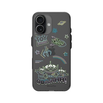 iPhone 17 Clear (相機按鈕) 酷墨灰 - 迪士尼-玩具總動員 Toy Story - Oooohhh 霓虹世界