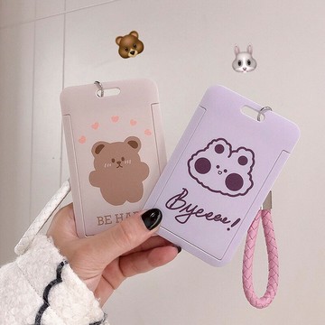 可愛門禁卡套證件套學生飯卡校園卡地鐵公交卡工牌工作證保護套