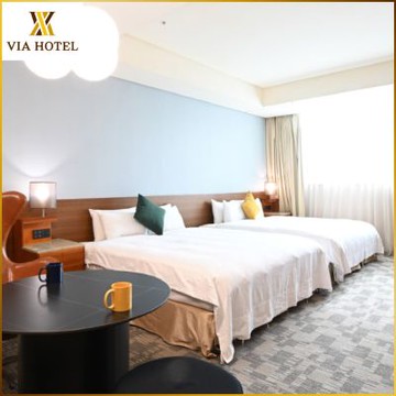 三重【丰居微風館】平日不指定四人房住宿券+免費延退1小時(MO25)